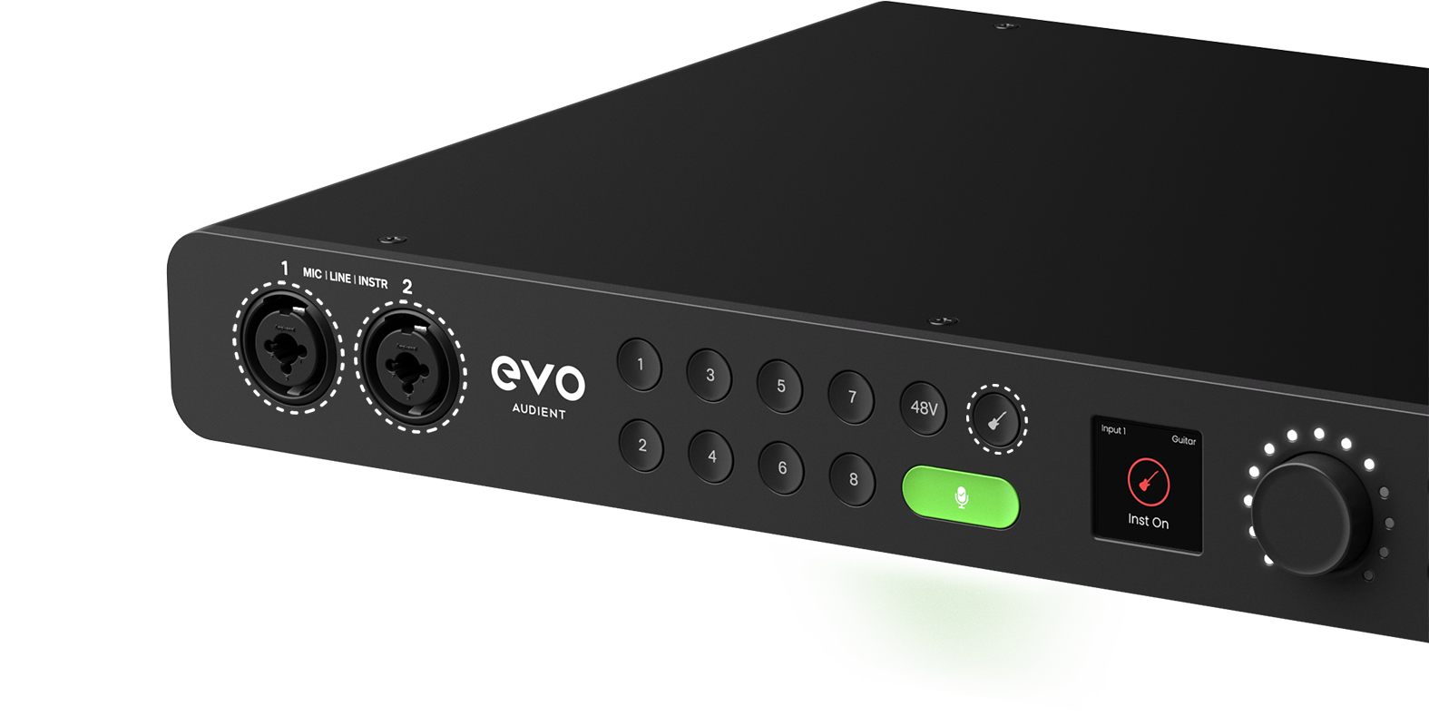 ２系統の楽器入力